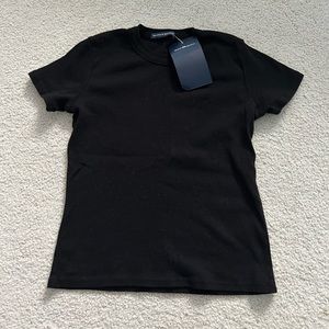 brandy melville black tee